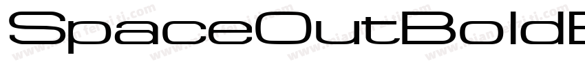 SpaceOutBoldExtended Itali字体转换
